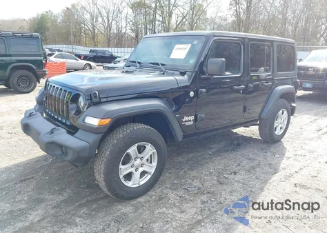 2021 Jeep Wrangler Unlimited Sport S 4X4 from USA, damaged, VIN 1C4HJXDG0MW523702